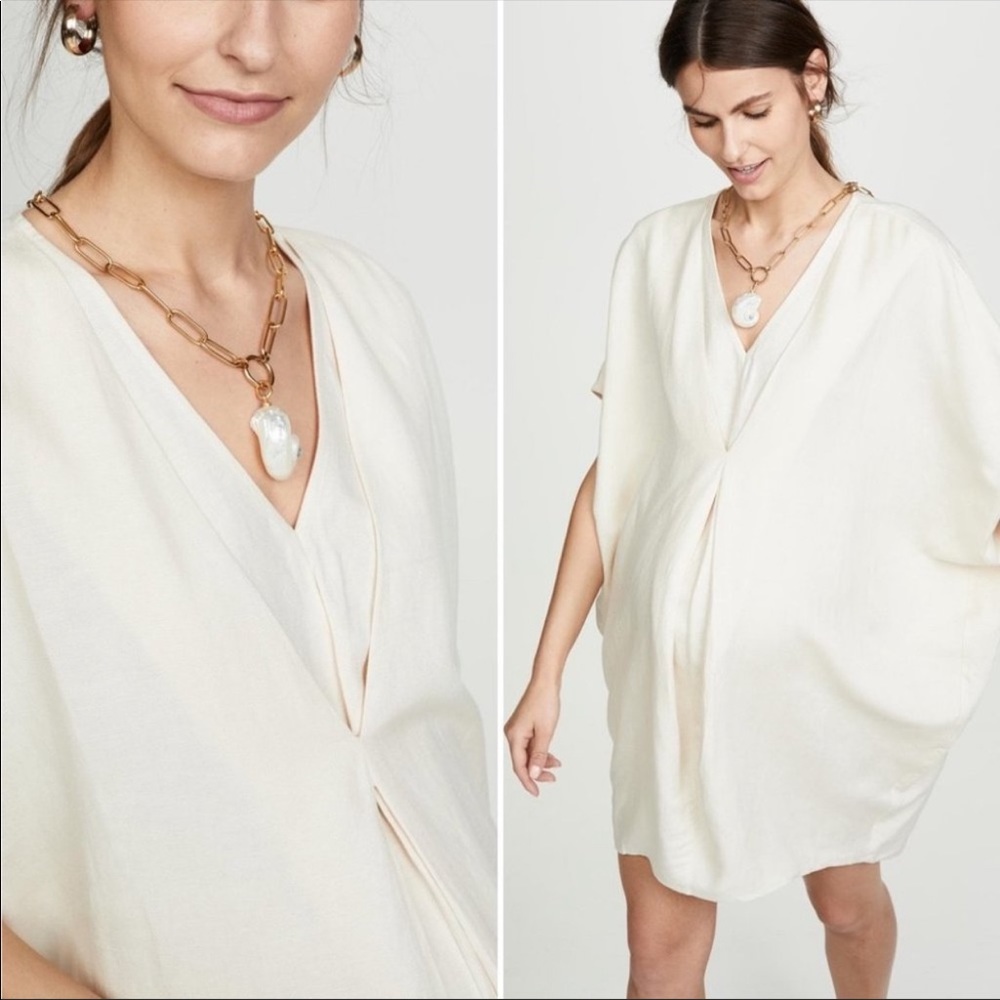 Hatch Nanda Linen Slouch Dress
